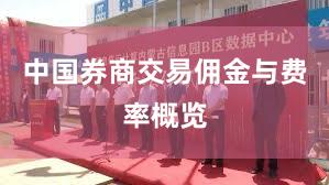 中国券商交易佣金与费率概览