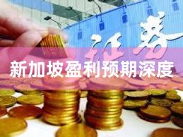 新加坡盈利预期深度