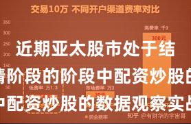 近期亚太股市处于结构性行情阶段的阶段中配资炒股的数据观察实战